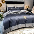 100% egyptian cotton embroidery bed sheets bedding set